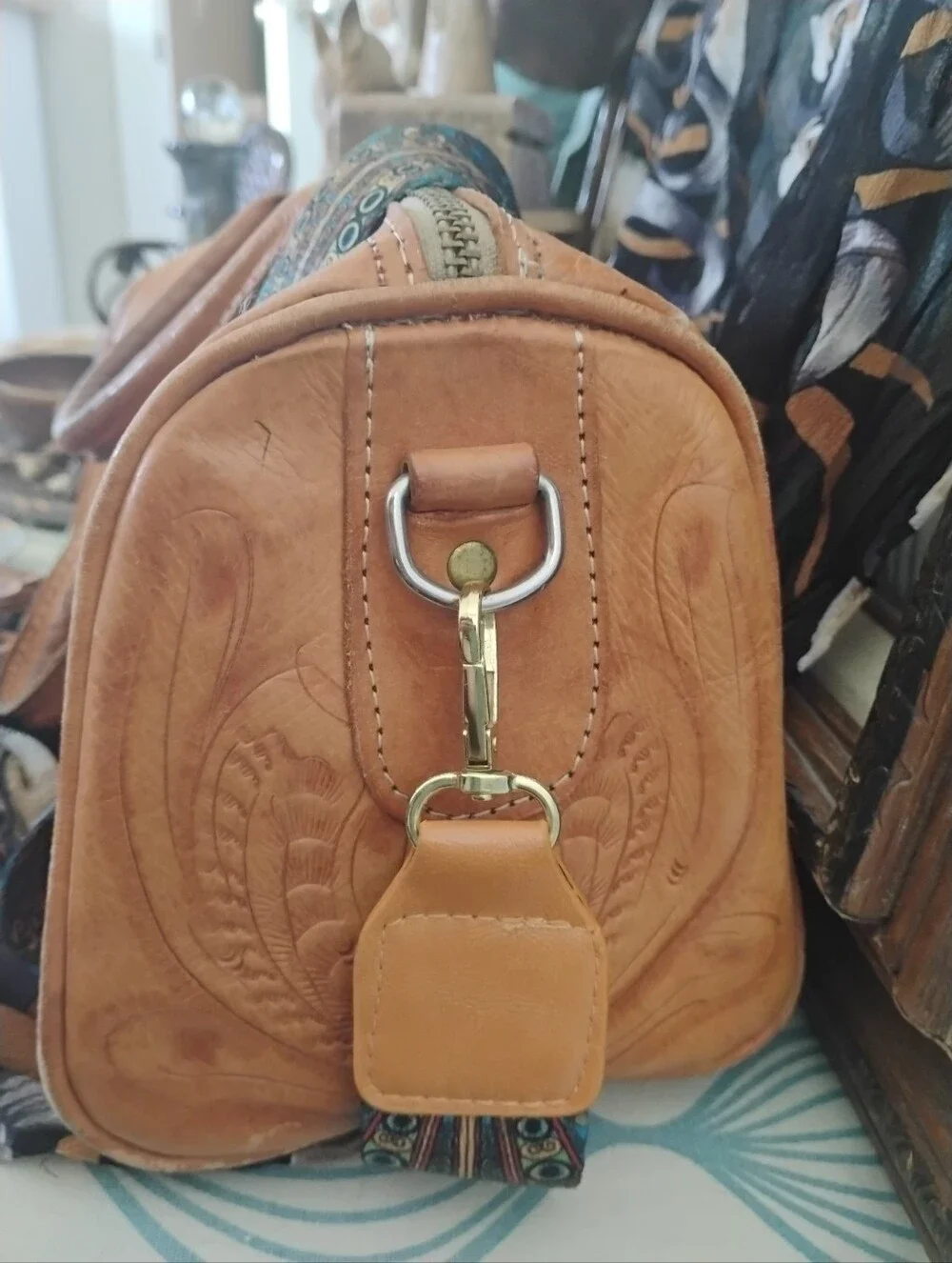 Vintage boho leather